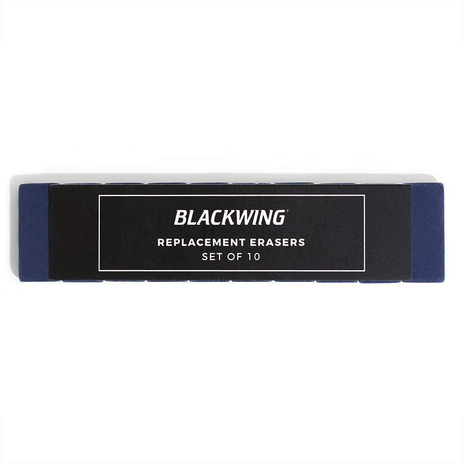 美國 BLACKWING 鉛筆 橡皮擦補充組/ 10入/ 藍